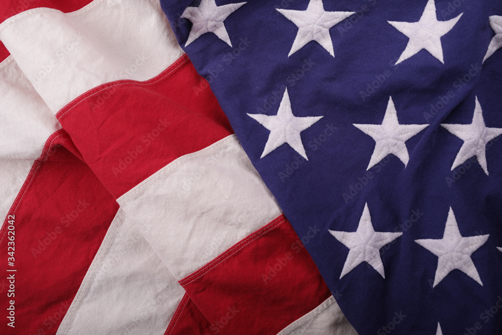 Fototapeta premium United States of America flag texture