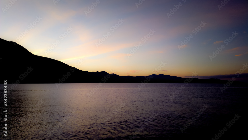 Landscape in Macedonia near lake Ohrid