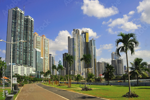 Vista de la cinta costera en Ciudad de Panamá