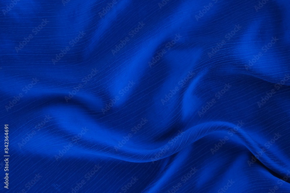 Obraz premium blue silk background