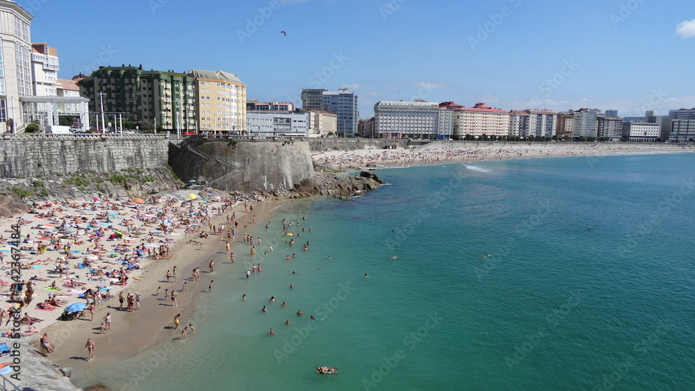 Fototapeta premium A Coruna is a city on the North of Spain
