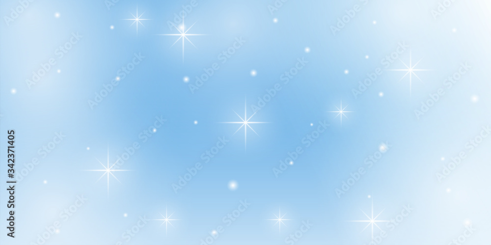 Soft Blue sky gradient background with sparkling, White bright in background, vector illustration Soft Blue sky gradient background with sparkling, White bright in background, vector illustration