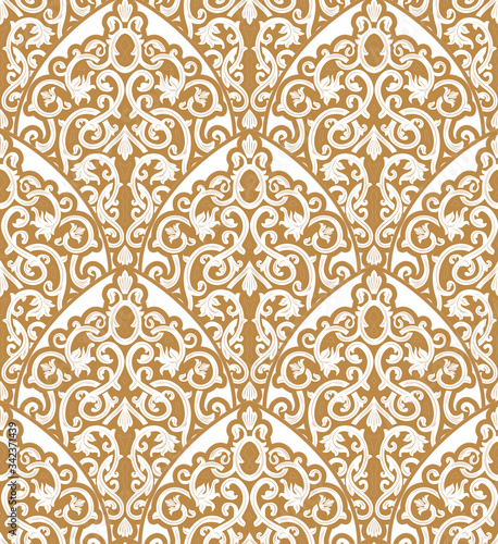 Canvas Print Vector decorative retro greeting card or invitation design
