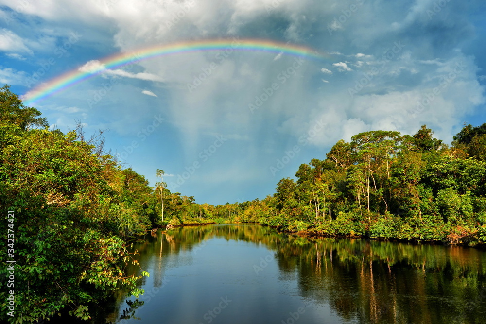rainbow over the river rainbow over the river