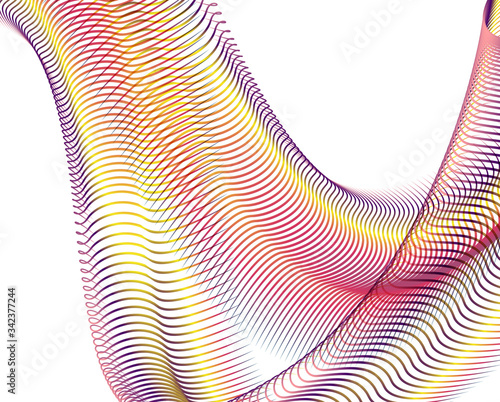 Abstract background blend wave line design for Wallpaper, Banner, Background, Card, Book Illustration, landing page