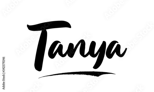 Schilderij op canvas Tanya Phrase Saying Quote Text or Lettering