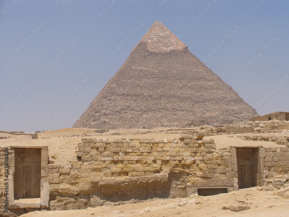 Egypt. The pyramid complex of Giza Egypt. The pyramid complex of Giza