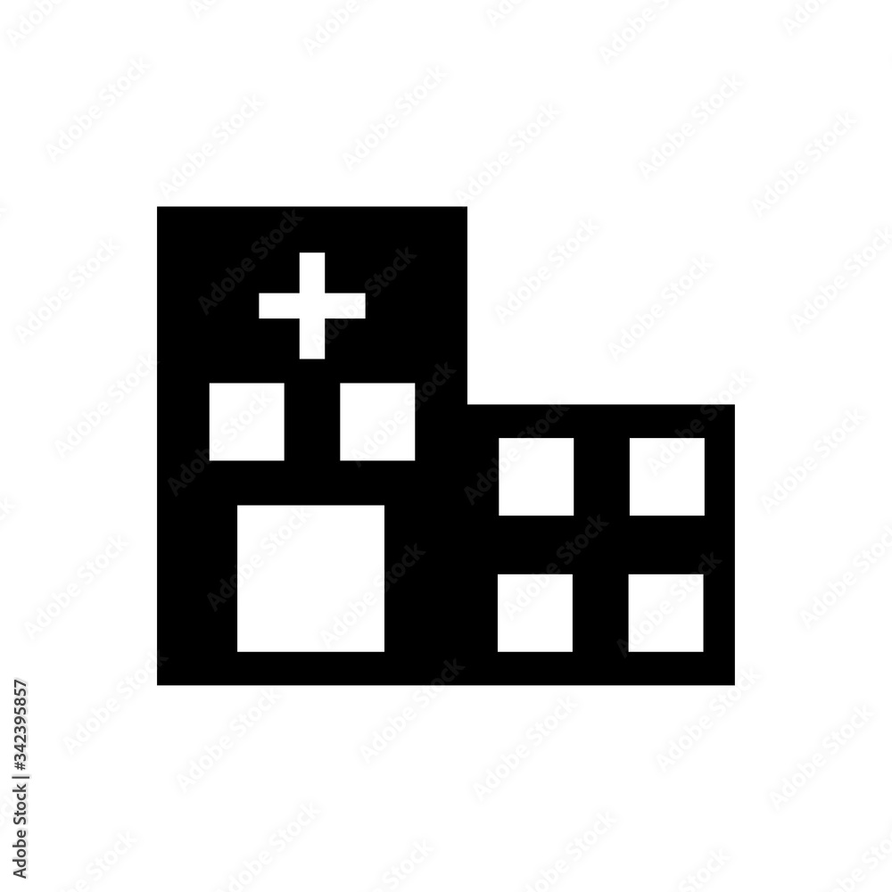 Hospital building icon Hospital building icon