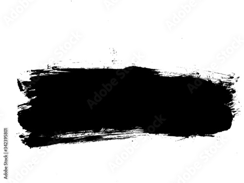 Grunge Brush Strokes Banner Background