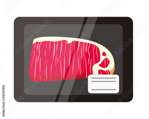 牛肉　厚切り　カット肉　牛