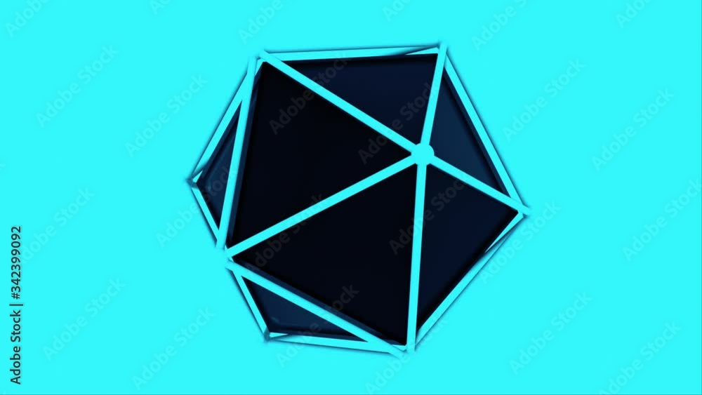 Platonic inside a lattice, 3d rendering geometric shape. Computer generated icosahedron. Technological backdrop Platonic inside a lattice, 3d rendering geometric shape. Computer generated icosahedron. Technological backdrop