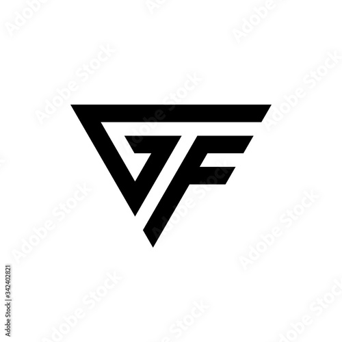 Letter GF logo