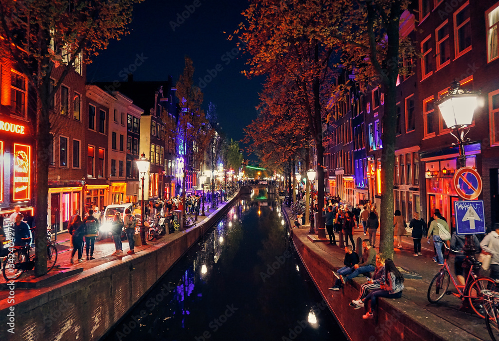 Amsterdam bei Nacht