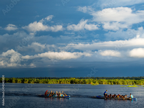boats on the river