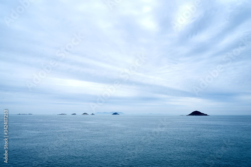 Small island in Jindo-gun  Korea. 