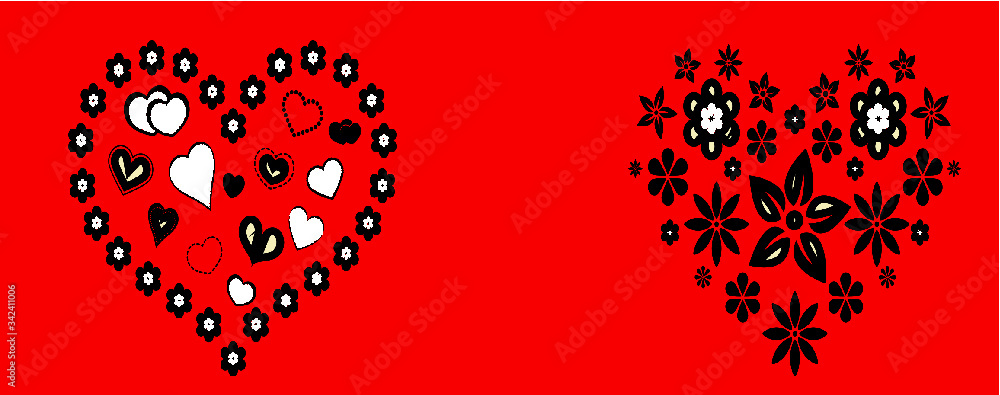 Fototapeta premium love amore cuori