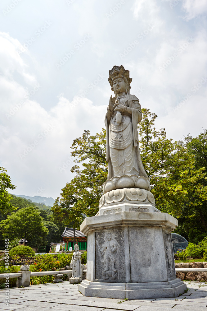 Hoeryongsa Temple in Uijeongbu-si, South Korea.
