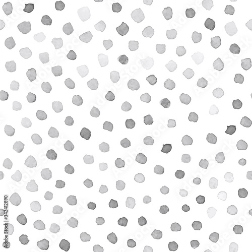 abstract polka dot seamless pattern