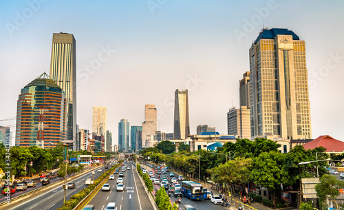 Central Business District of Jakarta. The capital of Indonesia