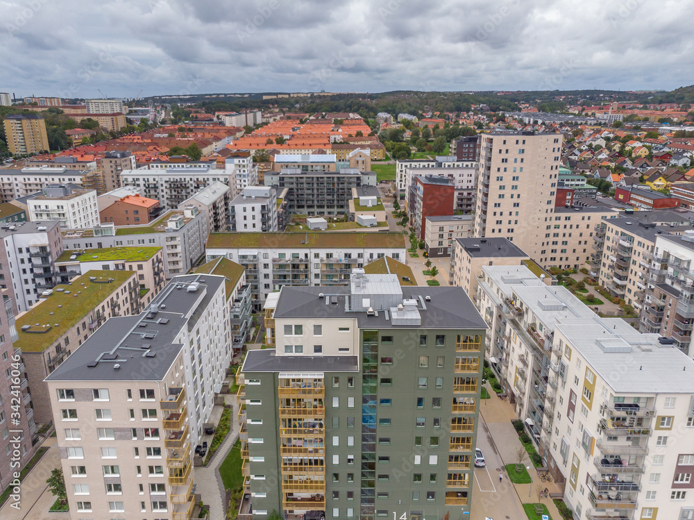 Neighbourhood of nya kvillebäcken 