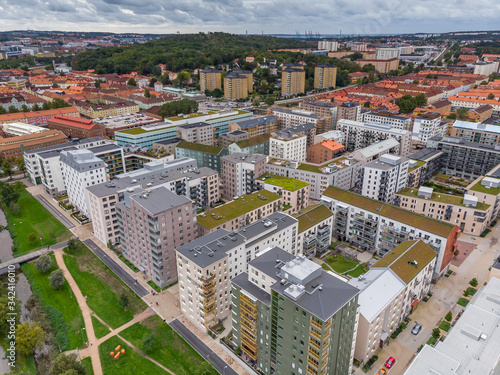 Εκτύπωση καμβά Neighbourhood of nya kvillebäcken