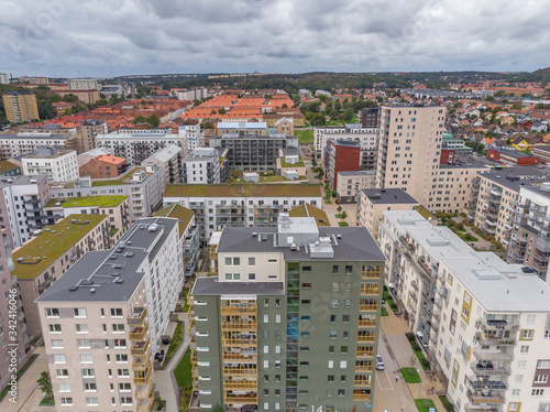 Fotografie Neighbourhood of nya kvillebäcken