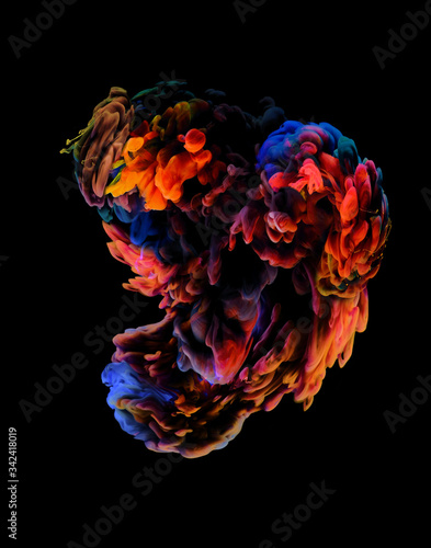 Abstract design colorful, Colours Flow series on background 