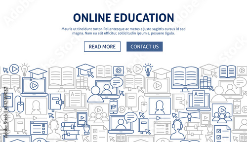 Online Education Banner Design