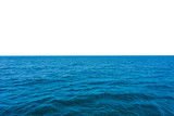 Blue sea view and clear sky horizon. Travel and environment concept.