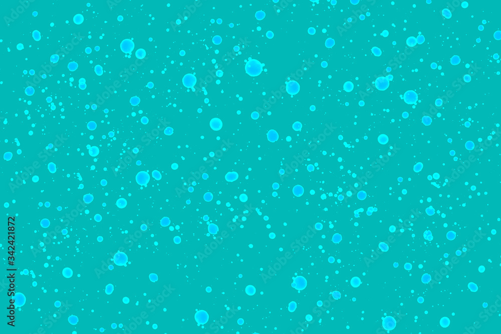 pattern bubble water on blue background seamless