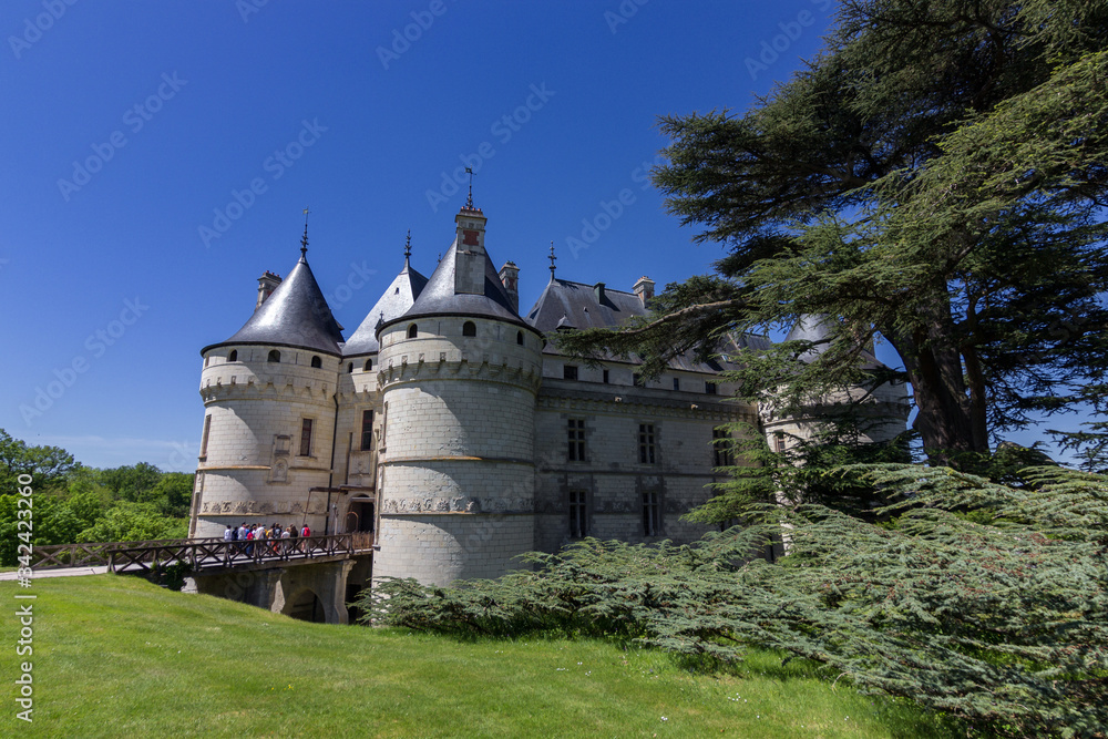 Chaumont castle and garden in Chaumont-sur-Loire in Loire valley (France) Chaumont castle and garden in Chaumont-sur-Loire in Loire valley (France)