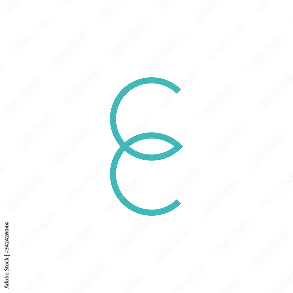 Letter E logo icon design template elements. Vector color sign. Letter E logo icon design template elements. Vector color sign.