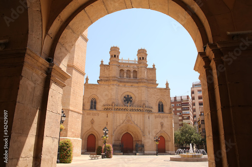 The Co-cathedral of Saint Mary or Maria is the cathedral of Castelló de la Plana, located in the comarca of Plana Alta, in the Valencian Community, Spain. photo