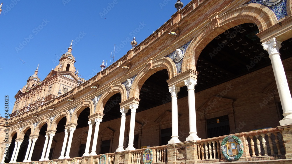 Fototapeta premium Seville is a stunning city in Andalusia, Spain