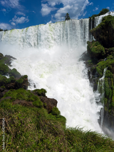 Iguaz   Falls is the largest waterfall in the world