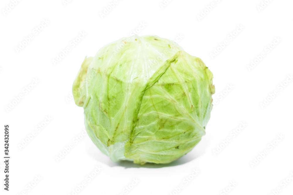 cabbage isolated on white background cabbage isolated on white background