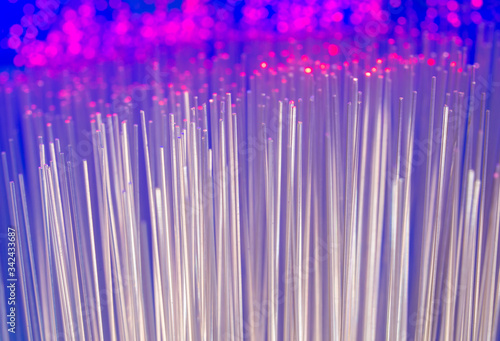abstract background of fiber optic cables