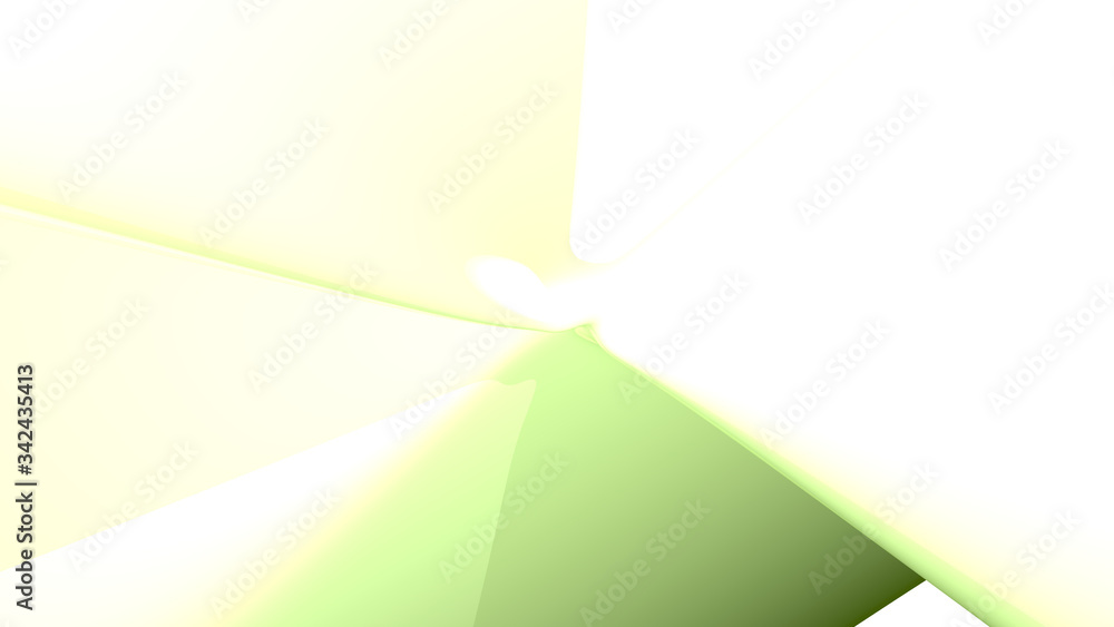 Brisht shape made of CHART REUSE monochromic 3D curved abstract light background image made of plain spotted patterns with Brisht shape made of CHART REUSE monochromic 3D curved abstract light background image made of plain spotted patterns with
