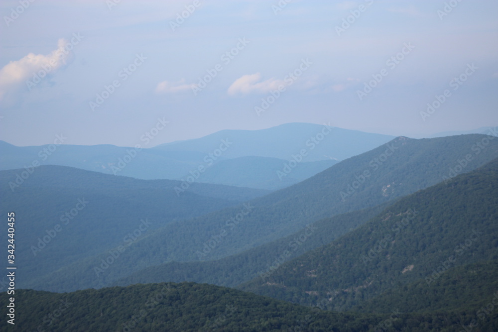 Fototapeta premium mountain landscape with clouds