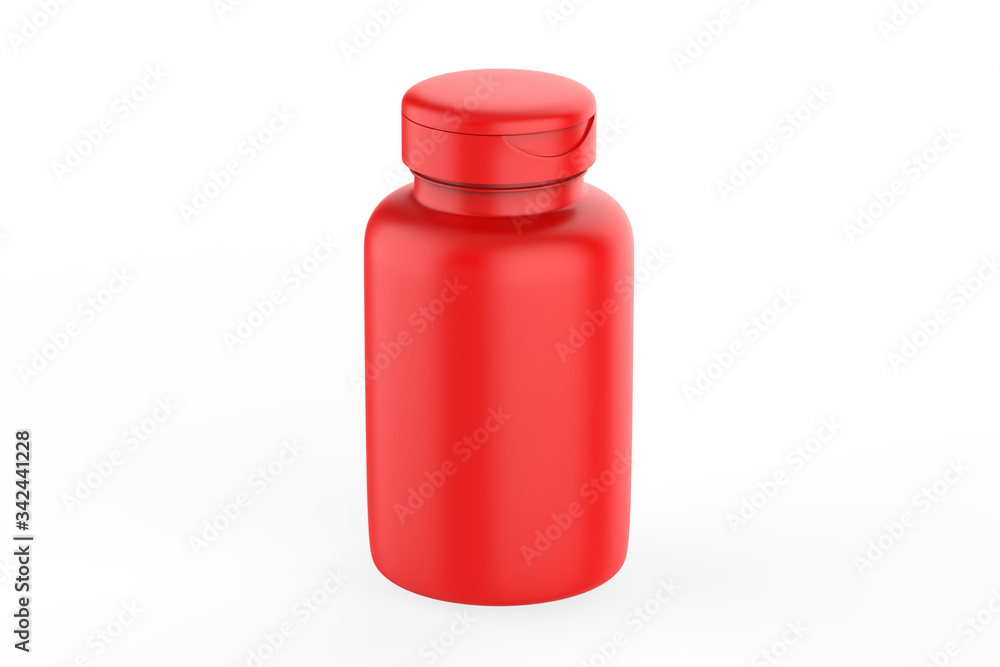 3D rendering Mock up jar for Packaging template on white background. 3d illustration 3D rendering Mock up jar for Packaging template on white background. 3d illustration