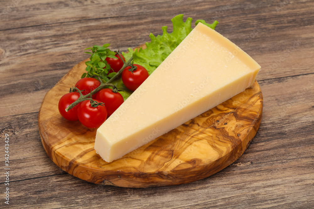 Italian traditional parmesan cheese triangle Italian traditional parmesan cheese triangle
