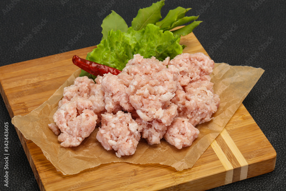 Homemade pork minced meat for cooking Homemade pork minced meat for cooking