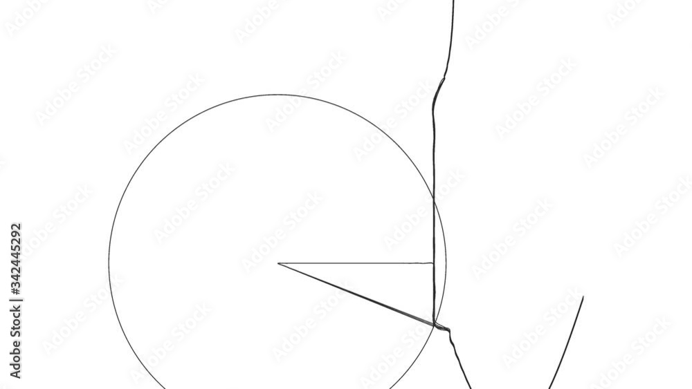 Digital oscilloscope audio signal movement. White background with black shapes flickering. Confused curve motion. Weird sound in the stereo field. Digital oscilloscope audio signal movement. White background with black shapes flickering. Confused curve motion. Weird sound in the stereo field.