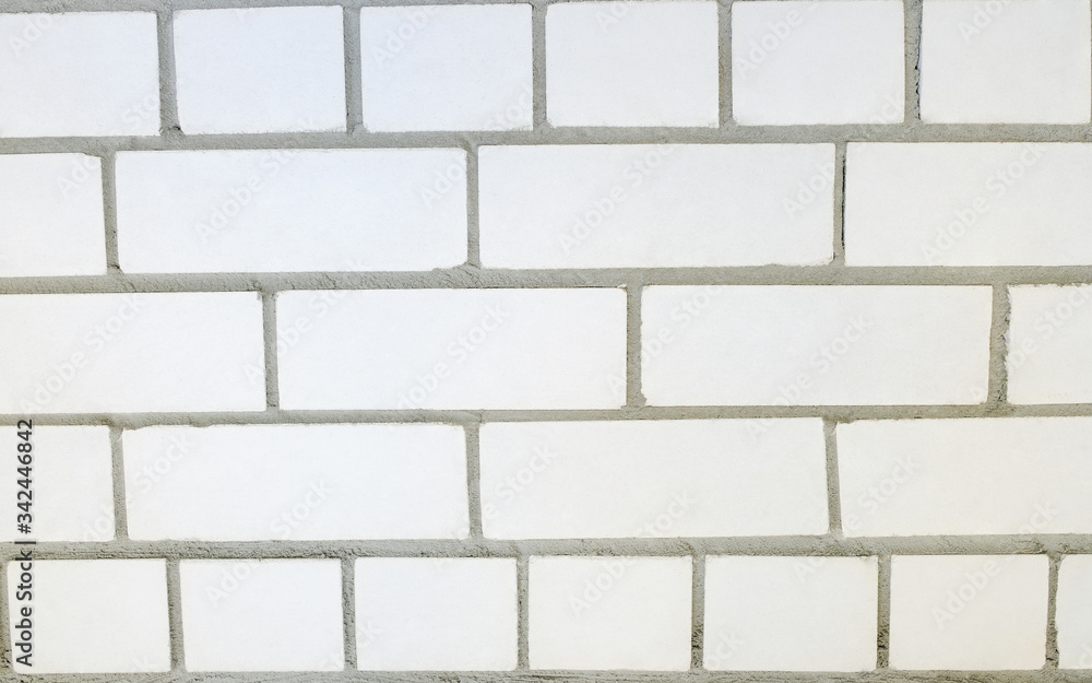 Obraz premium White brick wall