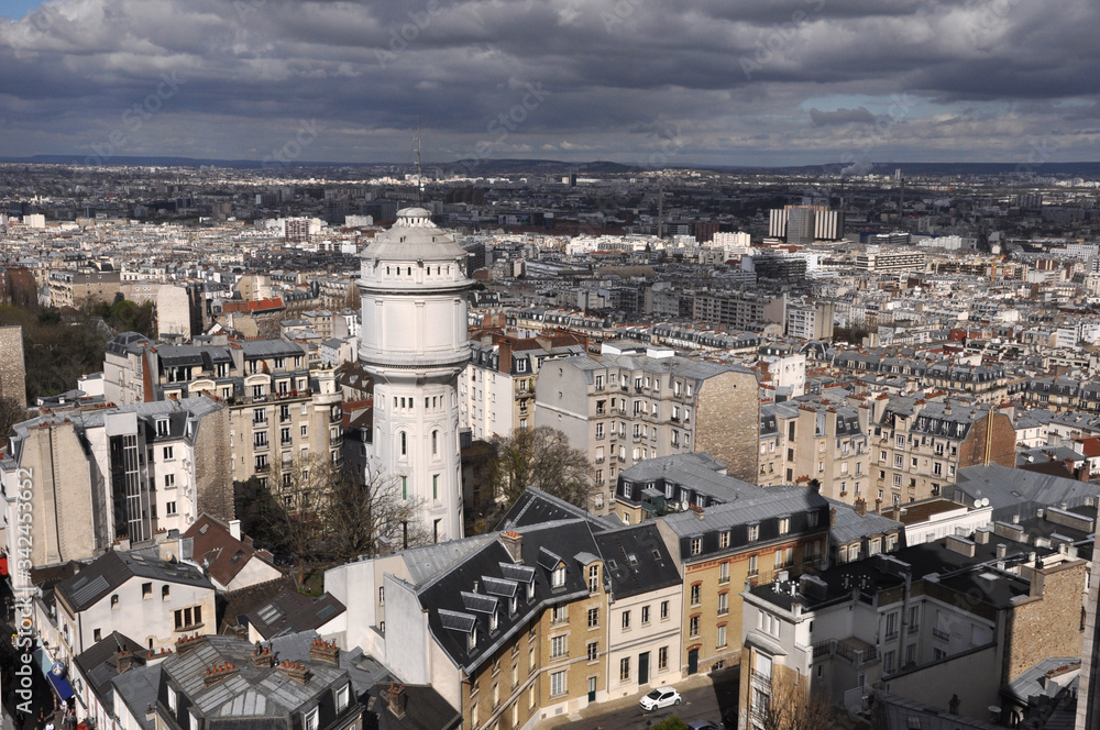 Obraz premium Above Paris