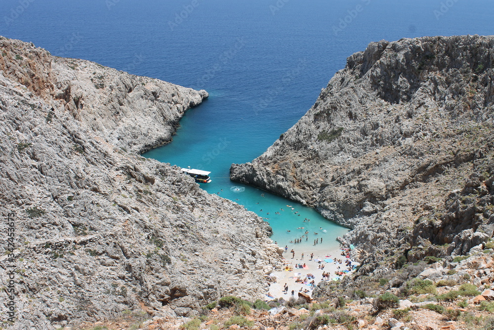 Seitan limania beach, Kreta, Griechenland
