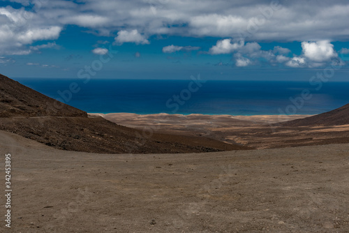 Cofete beach Canary Island of Fuerteventura