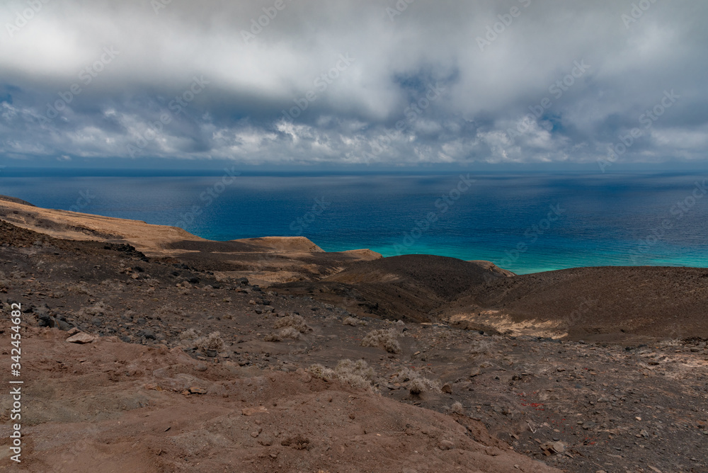 Cofete beach Canary Island of Fuerteventura