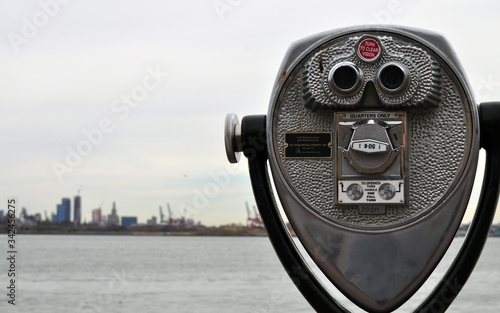 coin operated binoculars