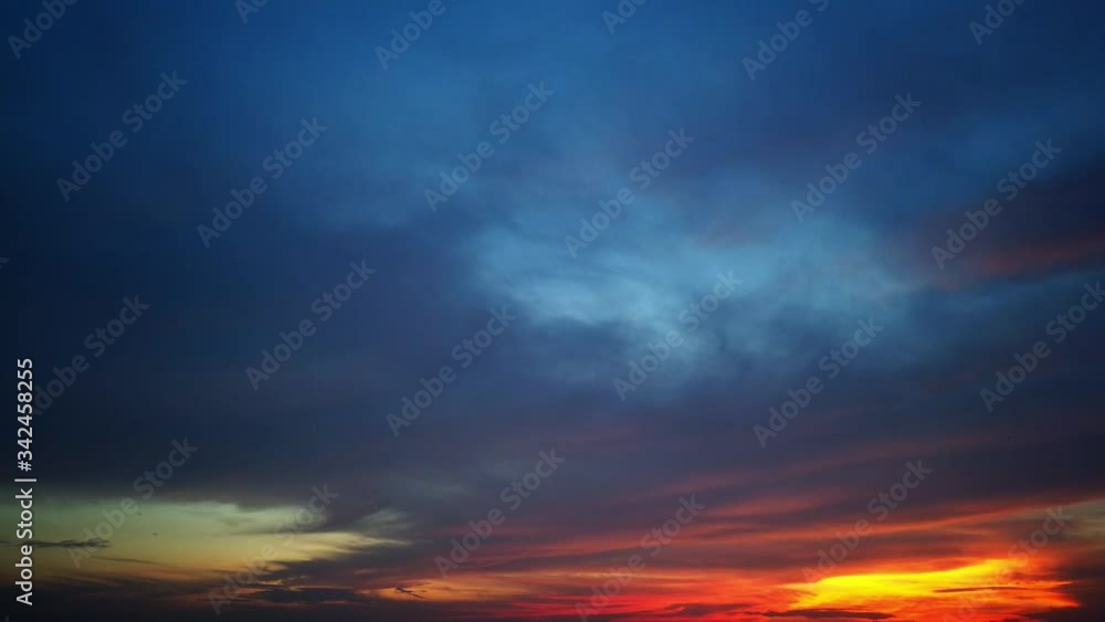 timelapse of sky cloudy with sunset in the evening before raining timelapse of sky cloudy with sunset in the evening before raining